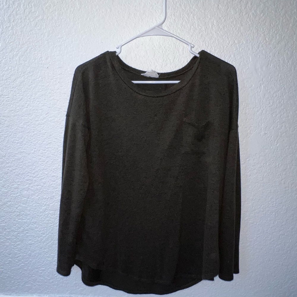 Green blouse